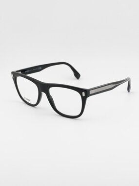 Fendi FE50070I 001 Eyeglasses Black 54mm Square Frame